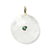 Natural Mixed Gemstone Faceted Pendants G-A287-02G-2