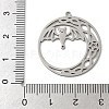 201 Stainless Steel Pendants STAS-G366-02P-09-3