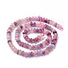 Natural Plum Blossom Tourmaline Beads Strands G-G991-B02-2