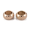 Ion Plating(IP) Frosted 201 Stainless Steel European Beads STAS-B020-13RG-2
