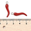 Rack Plating Alloy Enamel Pendants PALLOY-R451-07P-01-3