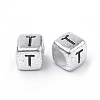 Plated Acrylic Beads X-PB43C9308-T-1