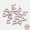 925 Sterling Silver Spring Ring Clasps STER-K167-076A-RG-1