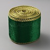 10 Yards Single Face Velvet Wired Ribbon SRIB-WH0011-133C-2