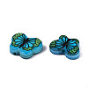 Printed Natural Freshwater Shell Beads SHEL-Q029-11F-2