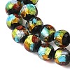 Handmade Foil Glass Beads LAMP-K039-37A-3