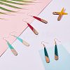 DIY Teardrop Dangle Earring Making Kits DIY-OC0006-32-6