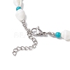 2Pcs 2 Styles Shell Beaded Bracelets BJEW-TA00586-02-5
