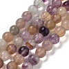Natural Fluorite Bead Strands G-K153-B36-8mm-2
