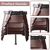 Medieval Viking PU Leather Belt Skirt AJEW-WH20077-031D-5