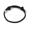 Adjustable Nylon Round Milan Cord Slider Bracelet Making FB-H001-01G-15-1