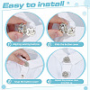 8Pcs Brass Rhinestone Cufflinks KK-ME0003-84S-3
