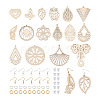 Biyun DIY Filigree Dangle Earring Making Kits DIY-BY0001-33-1