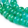 Spray Painted Glass Beads Strands GLAA-A038-C-46-3