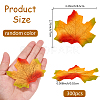 300Pcs Cloth Artificial Maple Leaf AJEW-SP0003-07-2