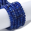 Dyed Natural Malaysia Jade Rondelle Beads Strands G-E316-2x4mm-68-1