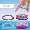 7Pcs 7 Style Handmade Polymer Clay Heishi Surfer Stretch Bracelets Set BJEW-SW00073-05-7