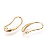 Brass Earring Hooks KK-L177-33G-1