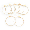 PVD Vacuum Plating 304 Stainless Steel Pendants X-STAS-T031-20-35mm-G-1