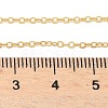 Brass Cable Chain Necklaces X-NJEW-K123-05G-3