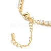 Brass Micro Pave Clear Cubic Zirconia Choker Necklaces NJEW-H308-05G-3