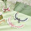 3Pcs 3 Colors Acrylic Fibers Cat Bowknot Collar AJEW-FG0004-34-5