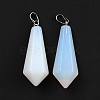Synthetic Opalite Pointed Pendants G-I314-02P-25-2