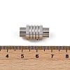 304 Stainless Steel Magnetic Clasps Hand Polished STAS-C127-18C-P-3