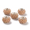 AB Color Resin Rose Flower European Beads RESI-M001-05B-1