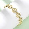 Brass Link Bracelets for Women BJEW-H209-01B-G-1