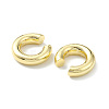 Rack Plating Brass Ring Cuff Earrings for Women X1-EJEW-H135-01G-02-2