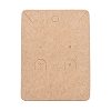 Blank Kraft Paper Jewlery Display Cards X1-CDIS-G005-11-1