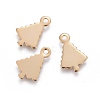201 Stainless Steel Charms STAS-F192-036G-1