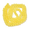 Baking Paint Imitation Jade Glass Round Bead Strands DGLA-Q021-8mm-24-2
