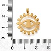 304 Stainless Steel Pendants STAS-R159-56G-01-3