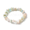 Natural Morganite Chip Beads Stretch Bracelets for Children BJEW-JB06388-10-1