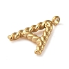 316 Surgical Stainless Steel Pendants & Charms STAS-D031-01A-2