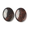 Natural Mahogany Obsidian Worry Stone for Anxiety Therapy G-B036-01L-1