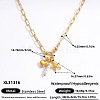 Ocean 304 Stainless Steel & Faux Pearl Pendant Necklaces FS-WG3F40F-04-1