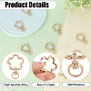 24Pcs Alloy Swivel Clasps FIND-SC0017-49A-5
