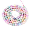 Anti-Tarnish Electroplate Glass Beads Strands X-EGLA-T021-4mm-15-11-3