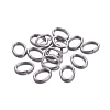 Tarnish Resistant 304 Stainless Steel Open Jump Rings STAS-F221-40P-B-1