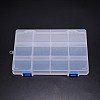 Rectangle PP Plastic Bead Storage Container CON-WH0080-79-2