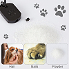 Rectangle with Paw Print 304 Stainless Steel Pet Memorial Urn Ashes Keychains STAS-WH0029-80EB-5