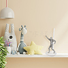 Plastic Assembled Doll Holders ODIS-WH0025-175-6