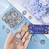 60Pcs 10 Styles Alloy Pendants FIND-SC0006-70-3