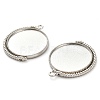 Zinc Alloy Pendant Cabochon Settings FIND-NH0001-13C-P-2