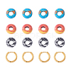 Spritewelry DIY Gemstone Beaded Hoop Earring Making Kits DIY-SW0001-06-2