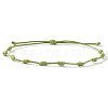 Adjustable Polyester Cord Braided Bracelets for Friendship Couple UP1845-11-1
