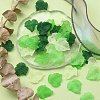 80Pcs 4 Colors Autumn Theme Transparent Frosted Acrylic Pendants SACR-YW0001-58-5